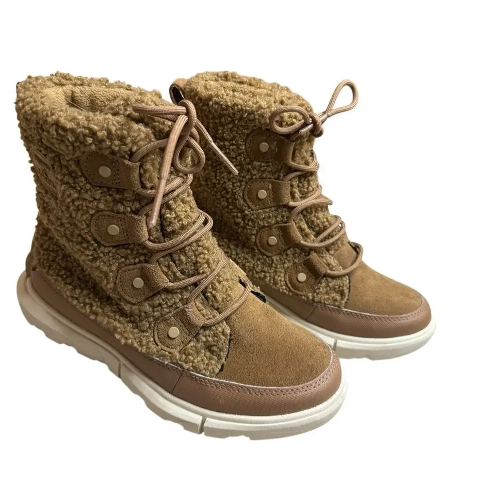 Sorel Explorer II JOAN Cozy Fleece-Lined Boots size 6